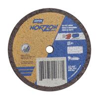 66243510668 - 3 x .035 x 1/4 Inch NorZon Plus Long Life Small Diameter Cut-Off Wheel 60 Grit Aluminum Oxide Type 01/41