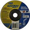66252809376 - 6 x 1/4 x 7/8 Inch NorZon Plus Long Life HD Grinding Wheel 20 Grit Ceramic Alumina/Zirconia Alumina Type 27