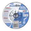 66252843177 - 4 x 1/4 x 5/8 Inch BlueFire Foundry HD Grinding Wheel 24 Grit Zirconia Alumina/Aluminum Oxide Type 27