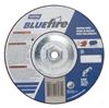 66252843235 - 7 x 1/4 x 5/8 - 11 Inch BlueFire Foundry HD Grinding Wheel 24 Grit Zirconia Alumina/Aluminum Oxide Type 27