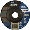 66252843594 - 4-1/2 x 1/4 x 7/8 Inch Gemini Long Life Grinding Wheel 24 Grit Aluminum Oxide Reinforced Type 27