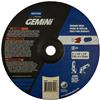 66253048994 - 9 x 1/8 x 7/8 Inch Gemini Right Cut Grinding and Cutting Wheel 24 Grit Aluminum Oxide Type 27