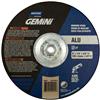 66253049045 - 9 x 1/4 x 5/8 - 11 Inch Gemini Long Life Grinding Wheel 24 Grit Aluminum Oxide Type 27