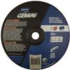 66253049081 - 9 x 1/4 x 7/8 Inch Gemini Saucer Wheel 24 Grit Aluminum Oxide Type 28