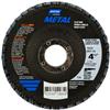 66254419984 - 4-1/2 X 1/4 X 7/8 Inch Metal Flap Disc Type 29 Conical 60 Grit Zirconia Alumina