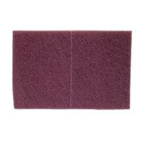 66261084700 - 6 x 9 Inch Bear-Tex 847 General Purpose Plus Perforated Non-Woven Hand Pad Aluminum Oxide Very Fine Grit