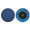 66261138671 - 2 X 1/4 Inch NorZon BlueFire R884 Cloth Quick-Change Disc Type TR/III 36 Grit Z/A