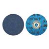 66261138660 - 3 X 1/4 Inch NorZon BlueFire R884 Cloth Quick-Change Disc Type TS/II 80 Grit Z/A