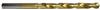 667-11.910 - 15/32 Inch Diameter, Taper Length Drill, 2 flutes, HSS, TiN Coated, Straight Shank, 118° Point, Right Hand Cut