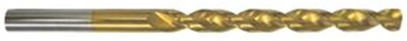668-1.19 - 3/64 Inch Diameter, Taper Length Drill, 2 flutes, HSS, TiN Coated, Straight Shank, 130° Point, Right Hand Cut, 10/pack