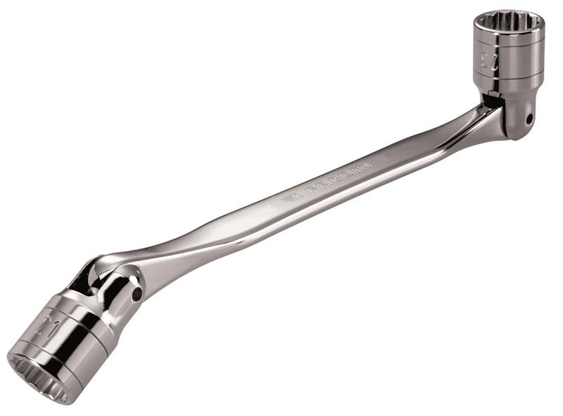 66A.8X9 - Satin Double Flex-Head Socket Wrench 8 X 9 mm - 12 Point - Facom®