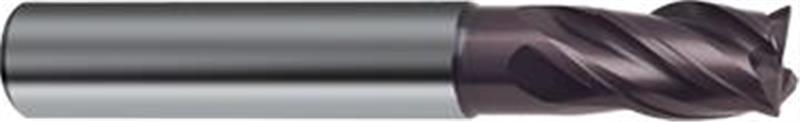 6706-18.000 - 18mm Diameter Endmill, 18mm shank, 4 flutes, 24mm Length of Cut, 34 Reach (mm), Carbide, FIREX Coated, HA Shank, 84mm Overal Length, 35/38° Helix Angle, 0.4 chamfer (mm)