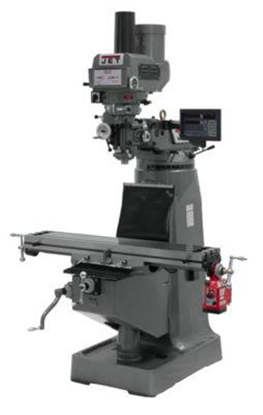 690069 - JTM-4VS Mill with Newall DP700 DRO with X-Axis Powerfeed and Power Draw Bar
