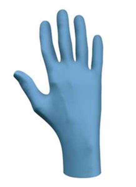 7500PF-M - Medium 4 Mil Blue Powder-Free Disposable Gloves (100/Box)