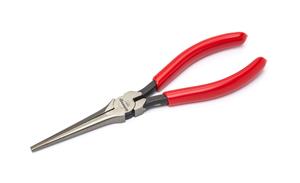 7777CVN - 7-15/32 Inch Long Needle Nose Solid Joint Pliers, Cushion Grip