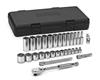 80568 - 30 Piece 3/8 Inch Drive 12 Point SAE Standard and Deep Socket Set