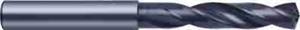 8520-4.100 - 4.1mm Diameter 3xD Drill, 2 flutes, Carbide, nano-Si Coated, with Coolant, Straight Shank, 140° Point, Right Hand Cut