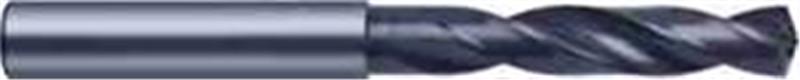 8520-3.400 - 3.4mm Diameter 3xD Drill, 2 flutes, Carbide, nano-Si Coated, with Coolant, Straight Shank, 140° Point, Right Hand Cut