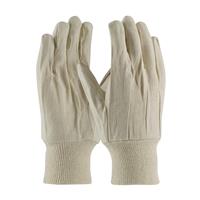 90-908 - MENS Premium Grade Cotton Canvas Single Palm Glove - Knitwrist