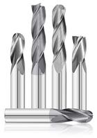 93213-FULLERTON - 4.00mm (.1575) TIALN Coated Dura-Carb Series 3300 3-Flute GP SE End Mill- Square/ Stub