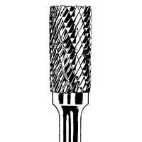 93339 - Carbide Burr, 1/8 Inch (3 mm) Dia., SA-43 D/C Burr, Cylinder, 9/16 Inch (12 mm) Flute L, 1/8 Inch Shank