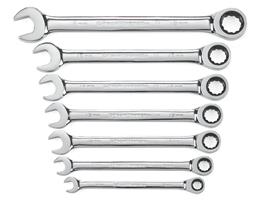 9417 - 7 Piece Combination Ratcheting Wrench Set Metric
