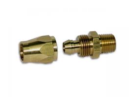94897-DYNABRADE - 8mm I.D., 1/4 NPT Male, Reusable Compression Fitting
