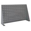 98636 - 20 x 36 Inch Gray AkroBin® Louvered Bench Rack (1/Carton)