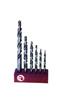 AC90-370CS - 6 - 3/8 Inch M42 Cobalt 6-Piece Step Drill Set for Holes-To-Be-Tapped   USA Made