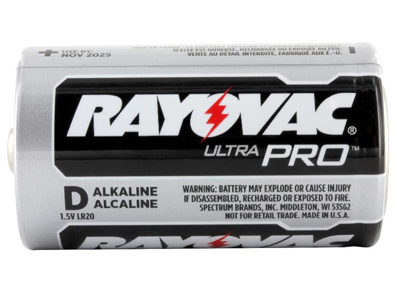 ALD-6J - D Size Alkaline UltraPro Standard Single Use Battery (6 per Pack)