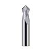 AMG-1212-DP - 3/8 Inch Carbide, 2-Flute, Standard Length 90° SE Drill Point End Mill