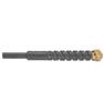 AW63-486 - 3/4 HSS Carbide Tipped 6 Inch OAL Fast Spiral 1/2 Shank Masonry Drill