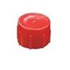 CD-6 - 3/8 Inch Red 9/16-18 Thread Size Capplug CD Series Threaded Plastic Caps for Flared JIC Fittings
