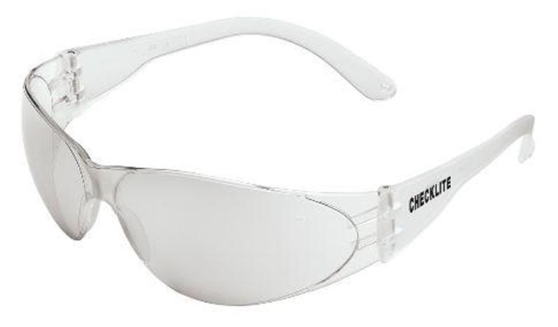 CL119 - Indoor/Outdoor Clear Mirror Lens Checklite® Safety Glasses