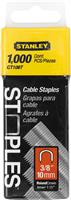 CT106T - Round Crown Cable Staples 3/8 Inch – 1,000 Pack - STANLEY®