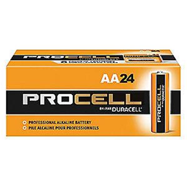 DURPC1500 - AA Size 1.5 Volt Duracell ProCell Industrial Alkaline Battery (24 per Box)
