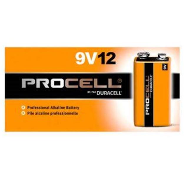 DURPC1604 - 9-Volt Duracell ProCell Industrial Alkaline Battery (12 per Box)