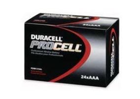 DURPC2400-TC24 - AAA Size 1.5 Volt Duracell ProCell Industrial Alkaline Battery (24 per Box)