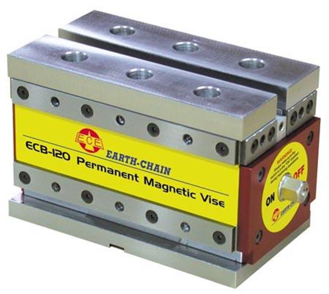 ECB-120 - 7.3 x 4.2 x 4.2 Inch 2,640 Lbs. ECB Magnetic Vise