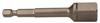 EX-500-B-3 - 1/4 Inch Male Hex Drive to 1/2 Male Square Drive, Ball Lock, 3 Inch Overall Length