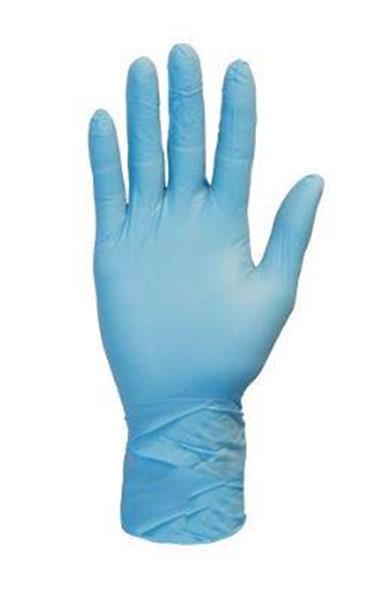 GNPL-M-5-T8 - Medium Blue Nitrile 8 mil Powder Free Gloves