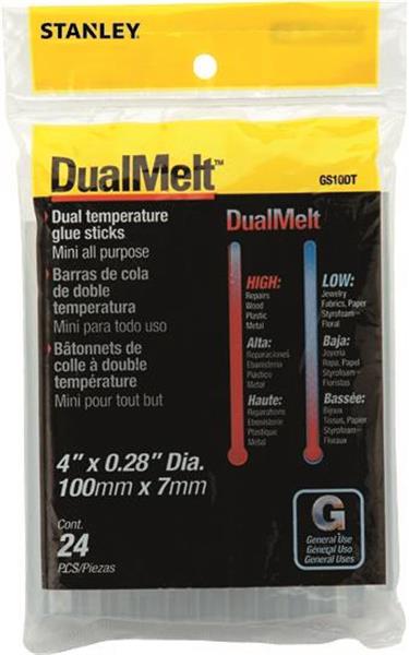 GS10DT - Mini Glue Sticks 4 Inch – STANLEY® DualMelt™ - 24 Pack