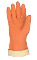 5430XL - X-Large 28 mil 12 Length, Straight Cuff Flock Lined, Orange Neoprene/Latex Blend Glove