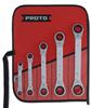 J1180A - 5 Piece Offset Reversible Ratcheting Box Wrench Set - 6 and 12 Point - Proto®