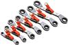 J1180MA-TT - Tether-Ready 7 Piece Offset Double Box Reversible Ratcheting Metric Wrench Set - 6 & 12 Point - Proto®