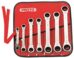 J1180MA - 7 Piece Offset Reversible Ratcheting Box Wrench Set - 6 and 12 Point - Proto®