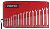 J1200RM-T500 - 17 Piece Full Polish Metric Combination Wrench Set - 12 Point - Proto®