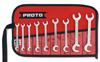 J3300A - 9 Piece Satin Short Angle Open-End Wrench Set - Proto®