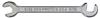 J3318 - Short Satin Angle Open-End Wrench - 9/32 Inch - Proto®