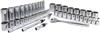J47219 - 3/8 Inch & 1/2 Inch Drive 50 Piece Combination Socket Set - 6 and 12 Point - Proto®